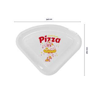 Piatto Trancio Pizza in Cartoncino Plastificato