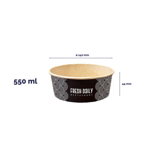 Kraft paper bowl