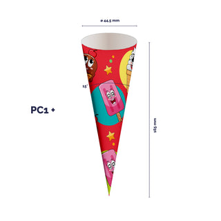 Copri cono in carta porta gelato