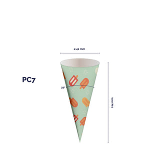 Copri cono in carta porta gelato