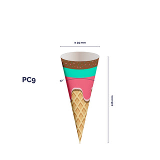 Copri cono in carta porta gelato