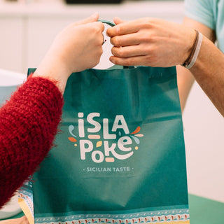 Shopper fondo largo con maniglia