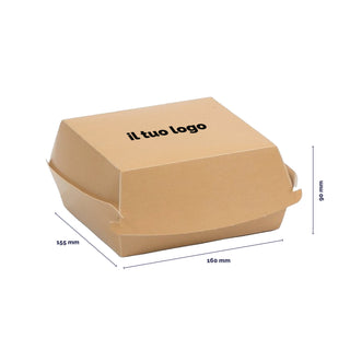 Brown sandwich holder