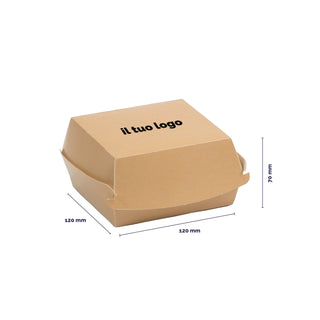 Brown sandwich holder