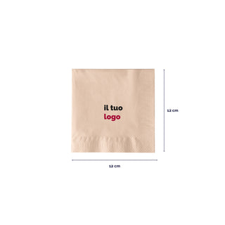 2-ply cotton napkins 24x24 cm 1/4 fold