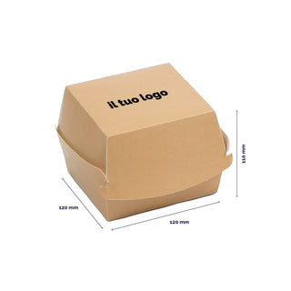 Brown sandwich holder