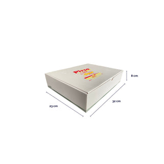 White triple vegetable take box