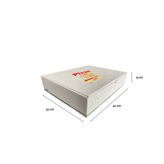 White triple vegetable take box
