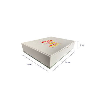 White triple vegetable take box