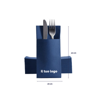 Airlaid cutlery holder napkins 32x40 cm colored