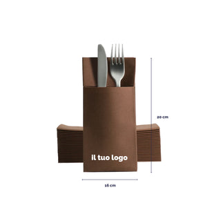 Airlaid cutlery holder napkins 32x40 cm colored