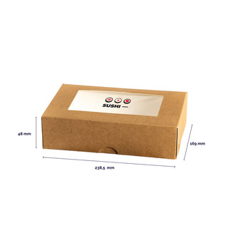 Havana windowed pencil case