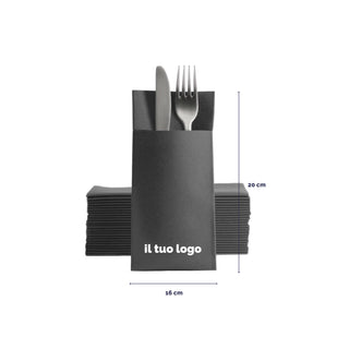 Airlaid cutlery holder napkins 32x40 cm colored
