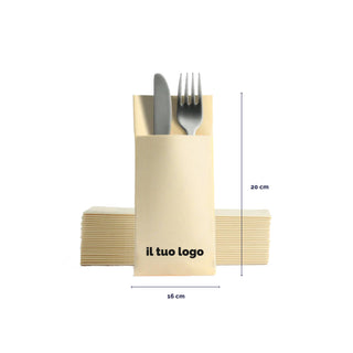 Airlaid cutlery holder napkins 32x40 cm colored