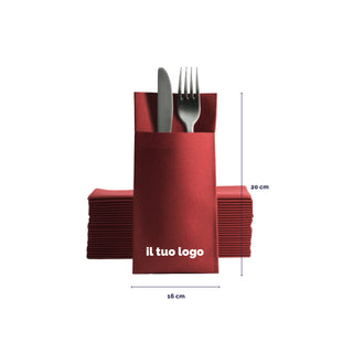 Airlaid cutlery holder napkins 32x40 cm colored