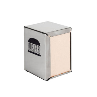 Stainless steel dispenser for 17x17 cm napkins