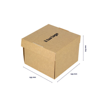 Maxi rigid brown sandwich holder
