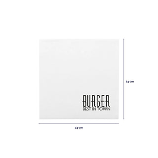 Airlaid napkins 48x48 cm white