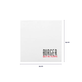 Airlaid napkins 48x48 cm white