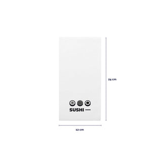 Airlaid napkins 48x24 cm white