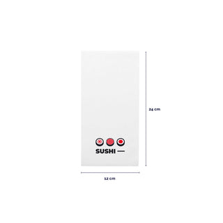 Airlaid napkins 48x24 cm white