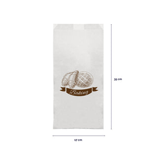 Standard White Paper Bags - Various Sizes