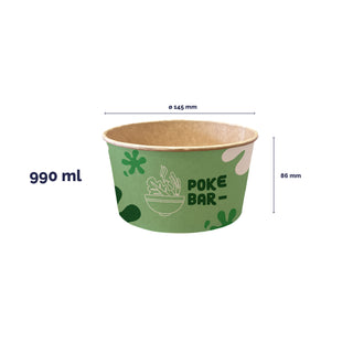 Kraft paper bowl