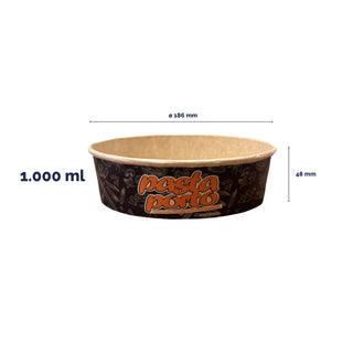 Kraft paper bowl