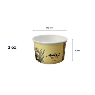 Paper sauce cup