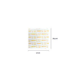 Glossy white greaseproof paper - various sizes