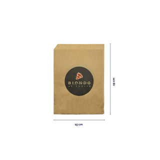 Greaseproof bag with side opening 