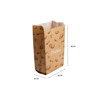 Greaseproof lined bag