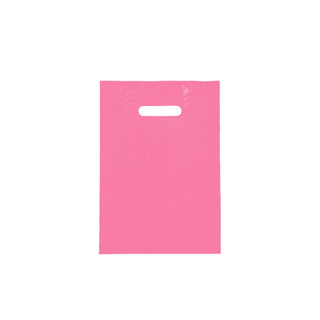 Shopper in plastica con manico a fagiolo