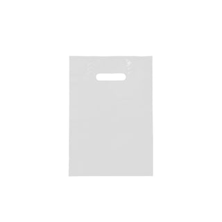 Shopper in plastica con manico a fagiolo