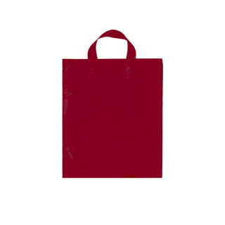 Shopper in plastica manici fettuccia soft loop