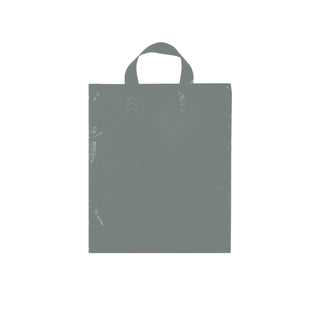 Shopper in plastica manici fettuccia soft loop