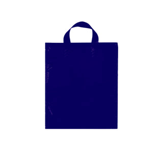 Shopper in plastica manici fettuccia soft loop