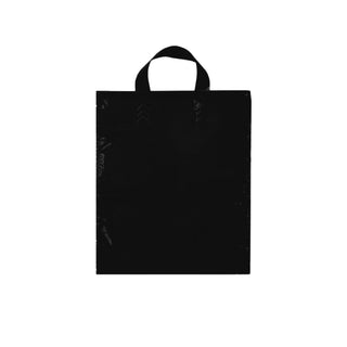 Shopper in plastica manici fettuccia soft loop