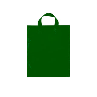 Shopper in plastica manici fettuccia soft loop