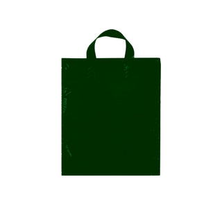 Shopper in plastica manici fettuccia soft loop