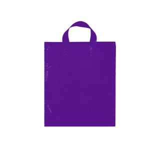 Shopper in plastica manici fettuccia soft loop