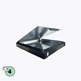 Scatola pizza premium con interno in PET metallizzato