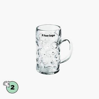 Boccale Birra Trasparente 500cc