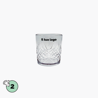 Bicchiere Tumbler Basso Trasparente 325cc