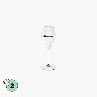 Flute Perlage Trasparente 240cc