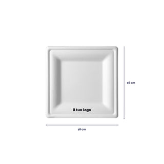 Square pulp plates