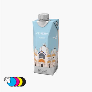 Printed Carton Water Bottle