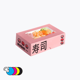 Pencil case with window lid
