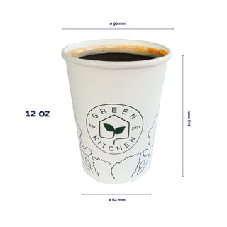 Single wall paper cups