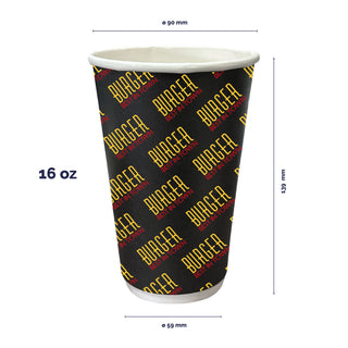 Double wall paper cups